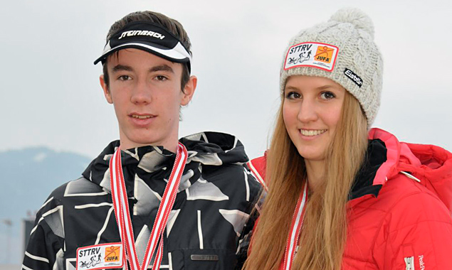 Bronze und Silber beim Wintertriathlon Bronze und Silber beim Wintertriathlon