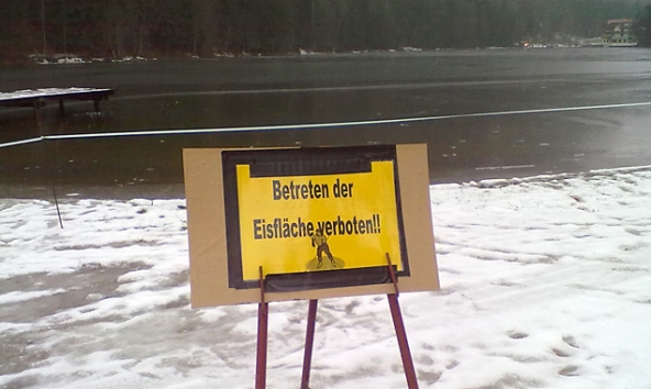 Tristachersee-gesperrt