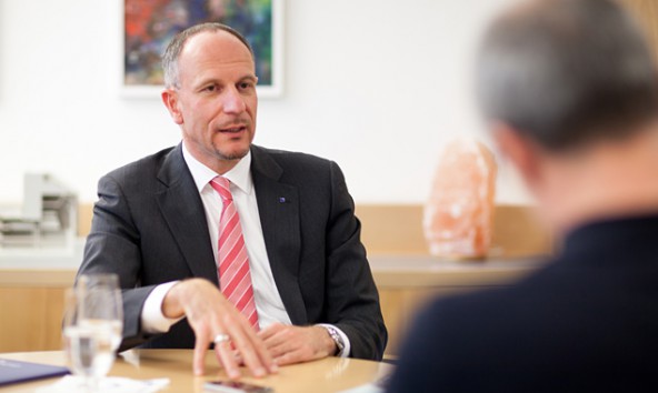 Johann Kollreider, Vorstand der Hypo Tirol Bank AG im Dolomitenstadt-Interview. Foto: Martin Lugger