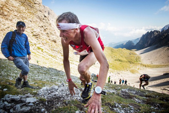 Andi Goldberger war für "Wings for Life" unterweg und schlu sich mit einer Zeit von 1:47:35 als Bergläufer ganz ausgezeichnet. Foto: Schuster/Red Bull Conten Pool