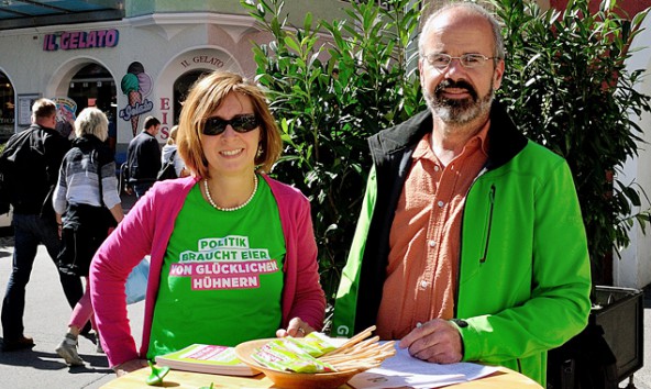 Landtagsabgeordnete Gabriele Fischer und Thomas Haidenberger haben eine Vision ... Foto: Alpi