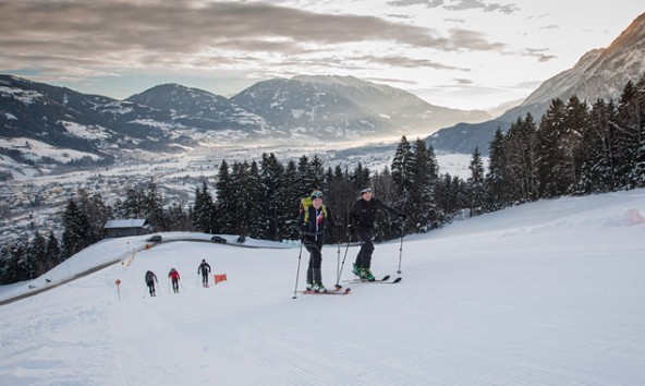 Beliebter Workout am Lienzer Hausberg: die Skitour auf den Hochstein. Foto: Tobias Tschurtschenthaler