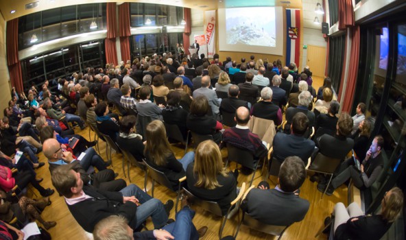 "Vordenker-Kick-off" in der Wirtschaftskammer. 160 Teilnehmer wollen mitkicken.