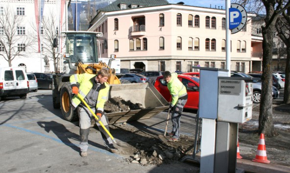 In den letzten Tagen wurden noch eine Reihe von neuen Automaten aufgestellt. Foto: Stadt Lienz