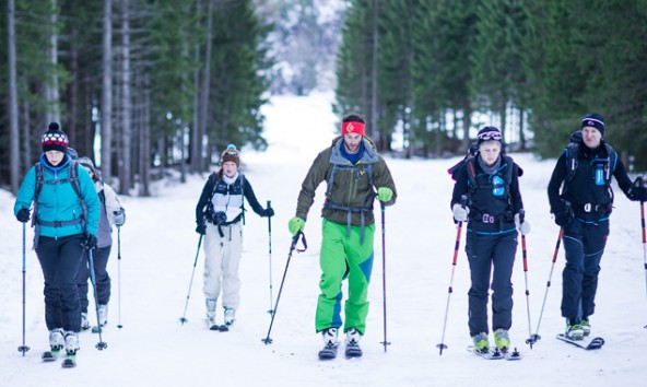 Tom Gaisbacher ist einerseits Vortragender andererseits auch Coach bei den "Tourensafaris" die während der Festivaltage angeboten werden. 