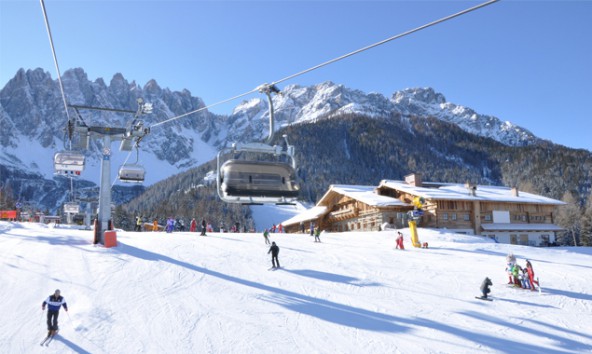 In Zukunft sollen Wintersportler auch mit Ski und Snowboard vom Helm zum Haunold fahren können. Foto: Sextner Dolomiten AG