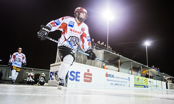 Zum letzten Mal in dieser Saison liefen die Lienzer Eislöwen im eigenen Stadion auf. Foto: Brunner Images