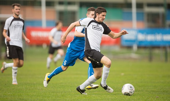 Die Kicker des FC-WR bewegten sich gegen Villach druckvoll in Richtung Tor und Top-Tabellenplatz. Foto: Brunner Images