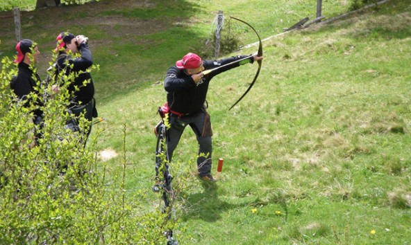 In Matrei i.O. erwartete die Bogensportler eine sechsstündige Herausforderung. Fotos: BSV Iseltal