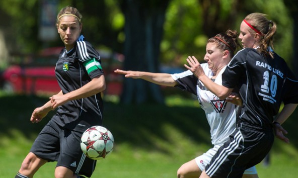 Szene aus dem Spiel gegen SV Spittal am 4. Mai 2014. Foto: Brunner Images