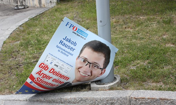 Die ÖVP verschickt FPÖ-Plakate an die Medien – eine interessante Wahlkampftaktik. Foto: VP-Lienz