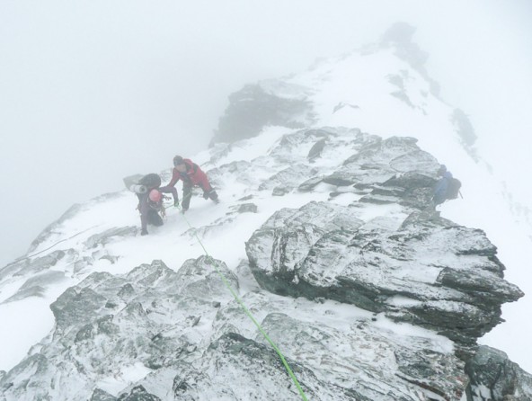 Nebel erschwerte die Bergung. Foto: EXPA/ Bergrettung Kals/ Toni Riepler 