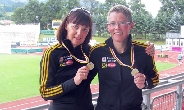 Elisabeth Bürgel und Irmgard Huber holten  Silber und Gold bei den Staatsmeisterschaften der Masters in Wolfsberg.