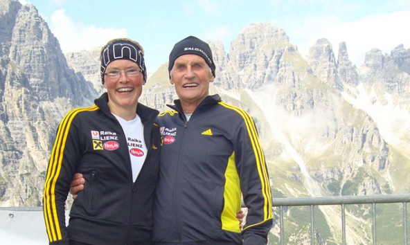 Irmgard Huber und Franz Niedertscheider hielten Osttirols Fahne bei der Berglauf-WM der "Masters" im Stubaital hoch.