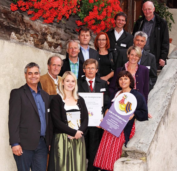 Die Delegation der Kalser in Graubünden.