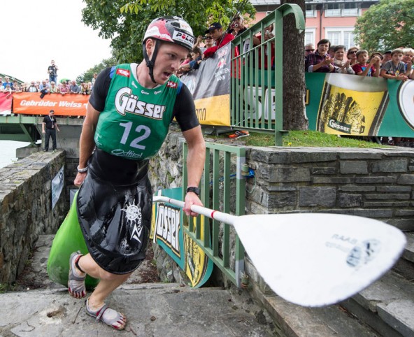 Der Dolomitenmann hat viele Helden. Einer der größten war am 6. September in Lienz Stephan Brodicky, 24 Jahre alter Schlussmann des Siegerteams.