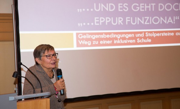 Edith Brugger-Paggi unterstrich, worauf es ankommt: auf die kleinen, engagierten Projekte.