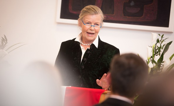 "Ein seltsames Gefühl hier zu stehen" empfand Helga Machné, ehemals Bürgermeisterin von Lienz. 