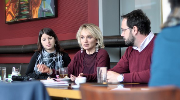 Christina Gruber, Elisabeth Blanik und Karl Zabernik wollen die mobile Jugendarbeit, ergänzt um echte Sozialarbeit durch zumindest einen Streetworker.