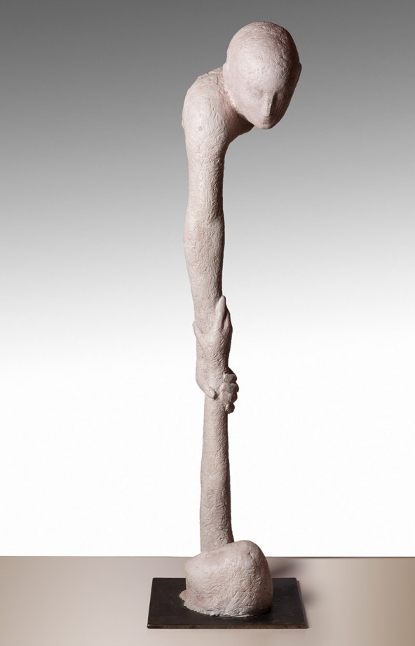 Sebastian Rainer: "Europa", Terracotta mit Eisen armiert, 2013, H 115 cm