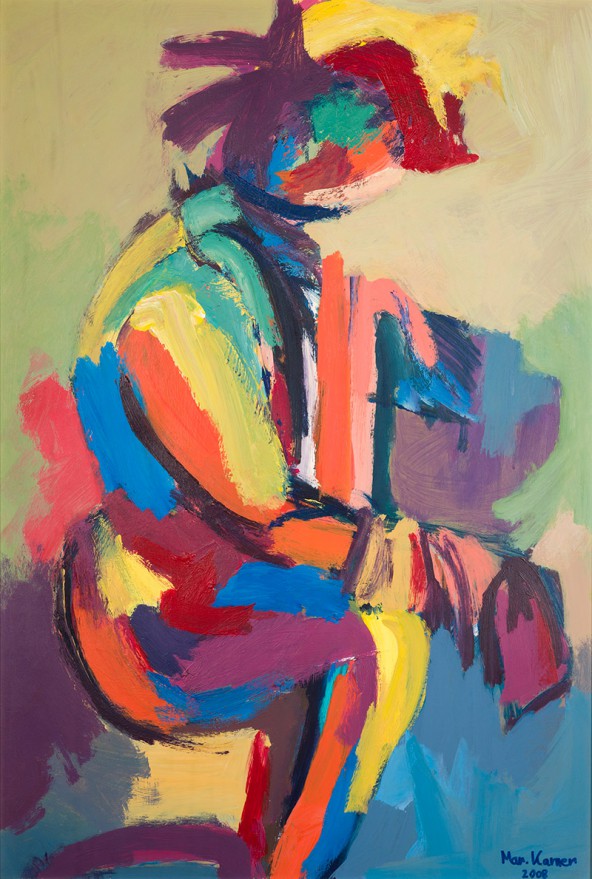 Marianne Karner: Acryl, 102 cm x 70 cm