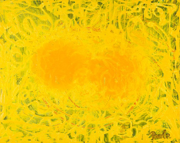 Dieter Remler: "Evolution", Acryl auf Leinen, 120 cm x 140 cm