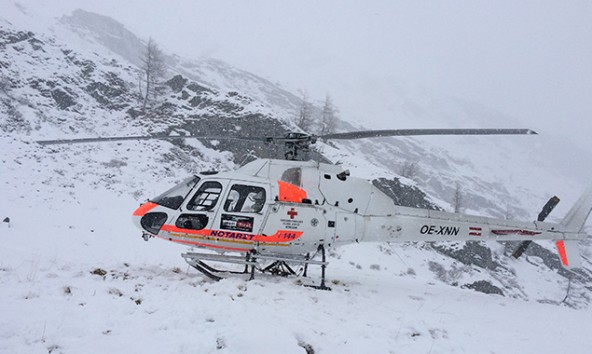 Die Bergretter machten sich auf den Weg zum Unfallort am Rainerhorn. Foto: Bergrettung Prägraten