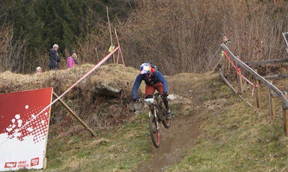 Das Red Bull Mountain Team (hier Tom Öhler) erreichte den 12. Platz in der Gesamtwertung. Foto: Bernhard Kollreider