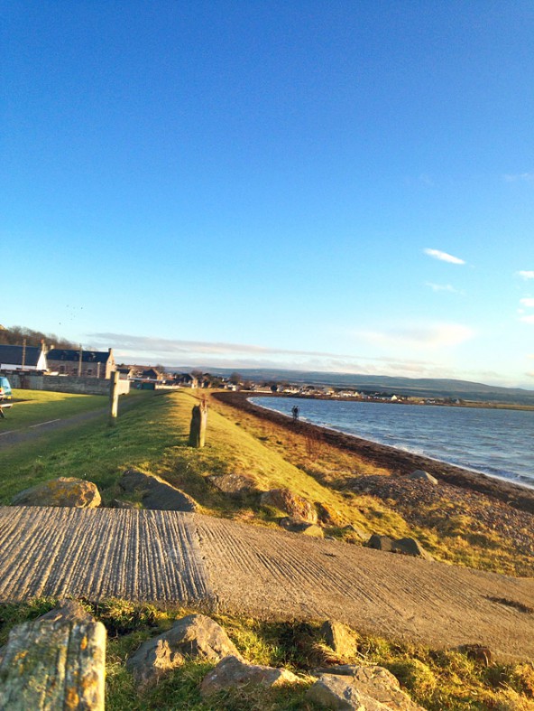 Am Strand von Nairn.