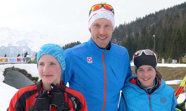 Auch der erfolgreiche oberösterreichische Biathlet Dominik Landertinger trainiert gerne im Defereggen.