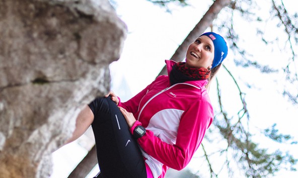 Klara Fuchs genießt bei jedem Lienz-Besuch die Waldläufe. Foto: Marco Leiter 