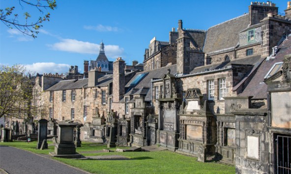 Ein bisschen Morbidität gehlrt dazu: der Greyfriars Graveyard lohnt einen Besuch - auch für Harry Potter-Freunde.