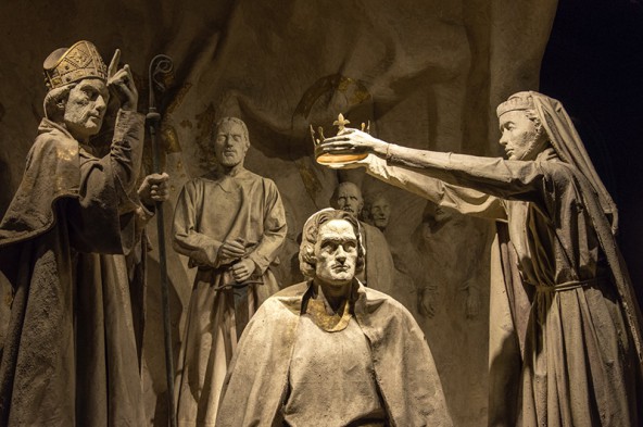 Die Statuen im Edinburgh Castle geben historische Auskünfte, haben aber auch ihren ganz eigenen Charme. Fotos: Jörg Schnell