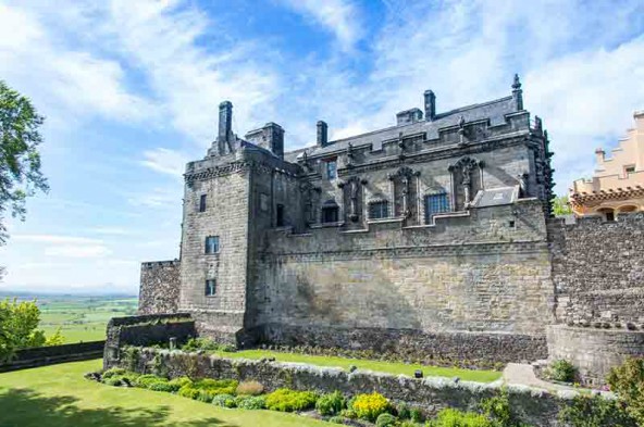 Stirling Castle bietet die beste Ausstellung unserer Reise.