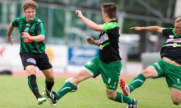 So sehr das Team Osttirol auch kämpfte, es blieb das Spiel von Wacker Innbruck. Fotos: EXPA/Hans Groder