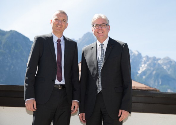 Die Sparkassenvorstände Mag. (FH) Martin Bergerweiß und Mag. Anton Klocker. Foto: Expa/Groder