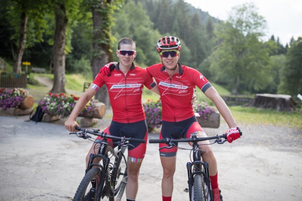 Jacob Britz und Patric Plankensteiner, Team Dolomite Bike