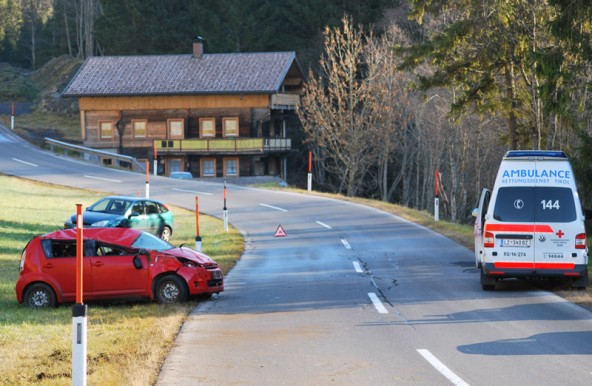 Die Lenkerin wurde ins BKH LIenz eingeliefert.