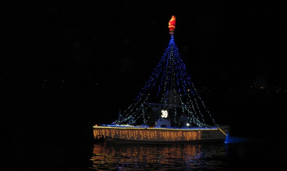 DIe beliebte Christmas Boat Parade.