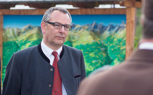 Ludwig Pedarnig, der alte und neue Bürgermeister der Gemeinde Schlaiten. Foto: Brunner Images