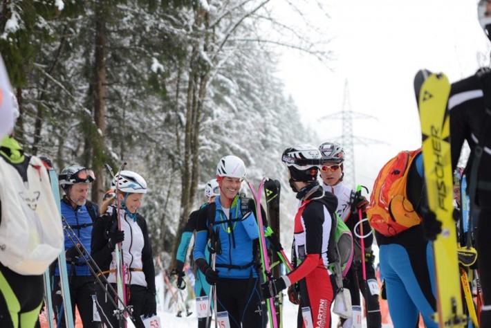 Das Teilnehmerfeld war klein, aber die Stimmung bestens, beim verkürzten und verlegten Laserzlauf 2016.