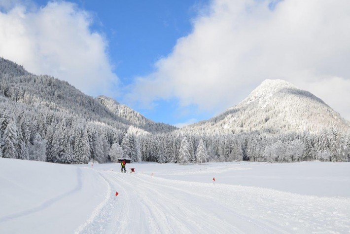 "Langlaufen" im Winterzauber statt Hardcore-Action im Hochgebirge – Laserzlauf einmal anders.