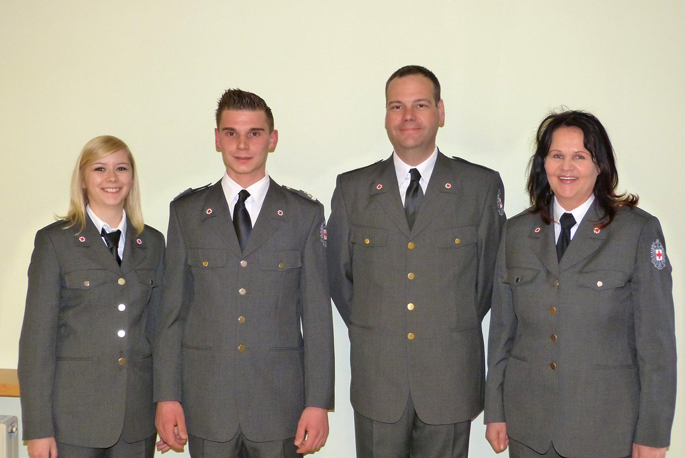 Der neue Ortsausschuss (v.l.): Isabell Pirker, Michael Oberschneider Ortsstellenleiter, Markus Patterer, Elisabeth Rofner