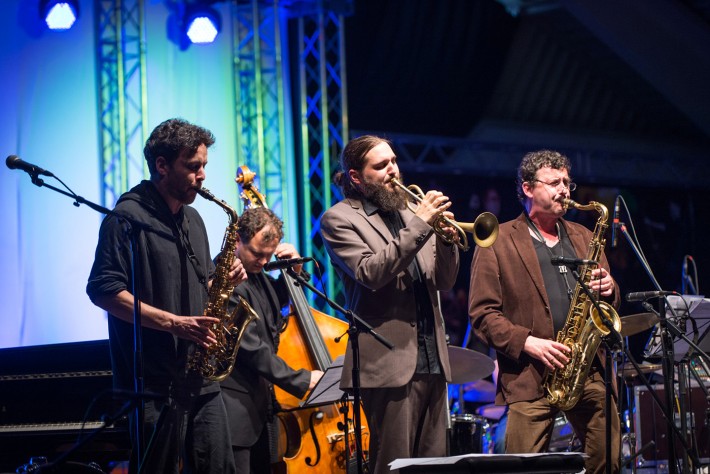 Romed Hopfgartner (links) & The Pocket Club feat. Mario Rom & Herwig Gradischnig widmen sich dem "Jazz-Boogaloo" der 60er Jahre. Foto: Karin Gruber